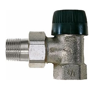 Buderus Thermostatventil TVE15 1/2" Eck ohne die Möglichkeit der Voreinstellung 7738306442