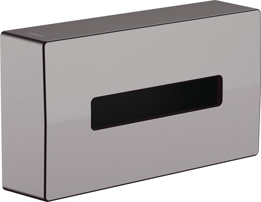 Hansgrohe Kosmetiktuchbox AddStoris brushed black chrom 41774340