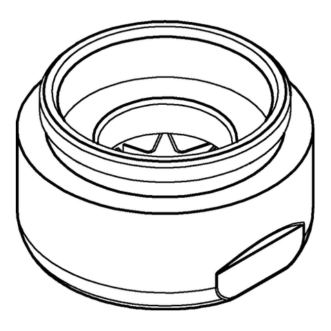 Grohe Strahlregler chrom, Außengewinde 48024000