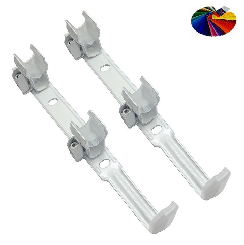 Zehnder Set SMB Wandkonsole, Sonderlack, 2xSMB 75 für Charleston-Heizkörper-Höhe 680 bis 1000mm 173559