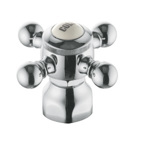 Kludi Kreuzgriff mit Haube Cold, chrom 7530005-00