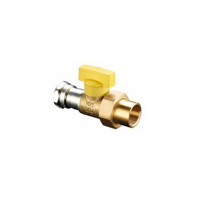 Buderus Bee Gasanschlusskugelhahn GAH20-20-D-TAS vernickelt 89215664