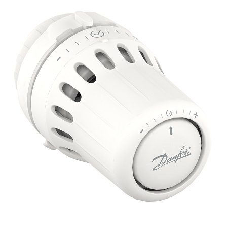 Danfoss Thermostatkopf React +/-RA Click flüssigkeitgefüllt, eingebautem Fühler, Nullabsperrung 015G3094