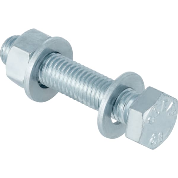 Geberit Schraubenset für Flanschverbindung aus Stahl verzinkt M16x80mm 91073