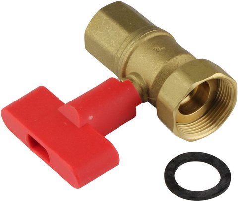 Bosch Kugelhahn mit Rückschlagventil 1" FL G1 1/4" 5584744