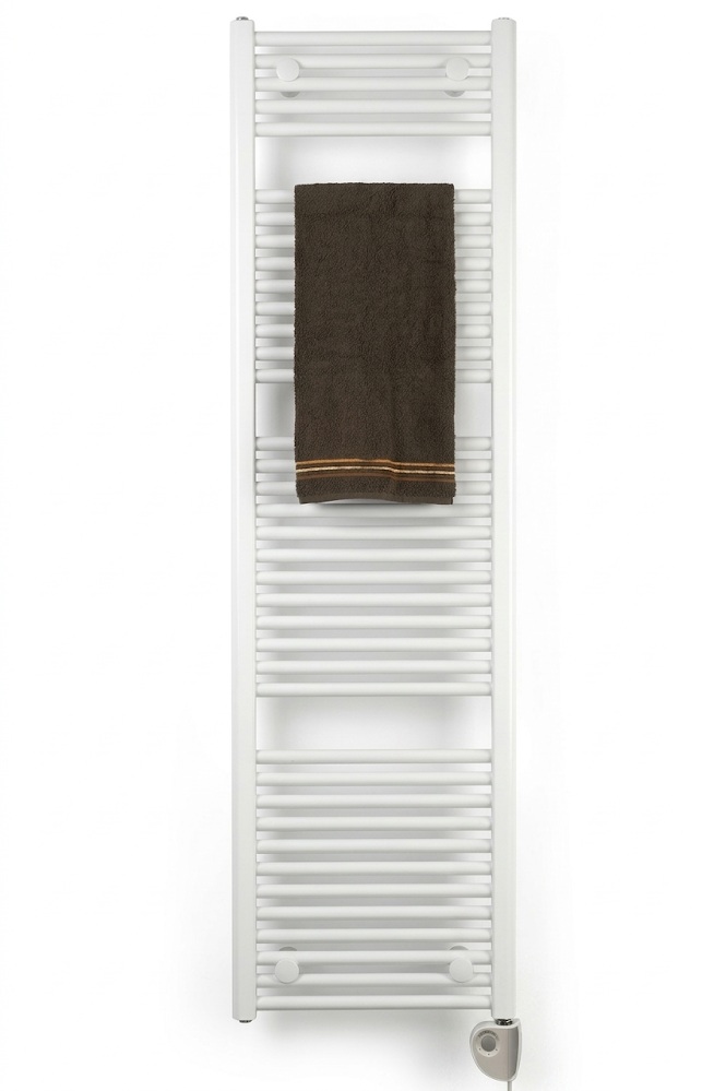 HSK Designheizkörper Line mit Heizstab 2, H: 121,5 B: 60cm weiß, Füllvolumen 8,6L  , 800122-04-G2
