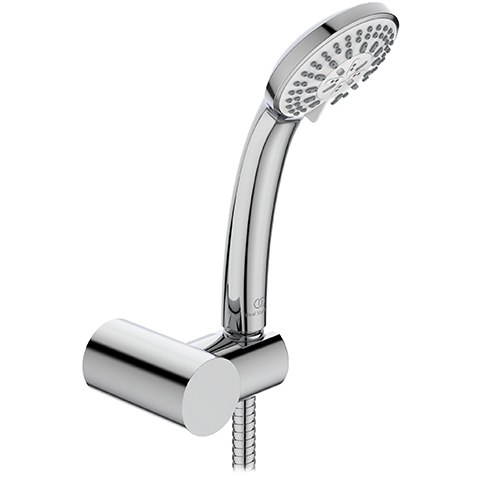 Ideal Standard Idealrain Handbrause-Set 3-Funktionshandbrause, chrom, d: 80mm B9507AA