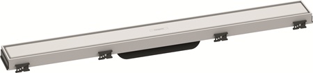 Hansgrohe RainDrain Match Duschrinne 700mm mit höhenverstellbaren Rahmen weiß matt 56037700