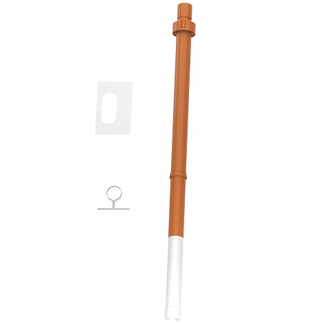 Buderus Grundbausatz DO, d:80/125 rot 1,5m Dachdurchführung 7738112573