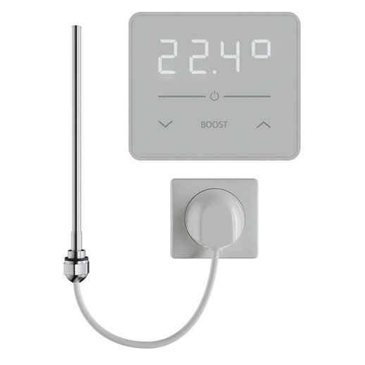 Arbonia Bagnotherm Watt H: 1.200 B: 900mm, max. P: 1200W, weiß, WRS weiß, links E3E1012900113XA