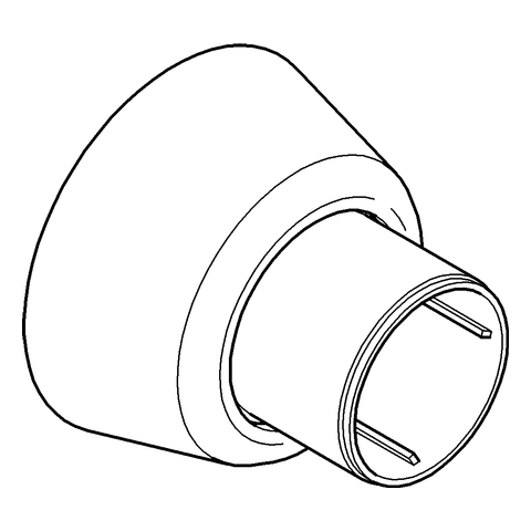 Grohe Rosette für S-Anschluss DN15 70mm weiß 45545L00