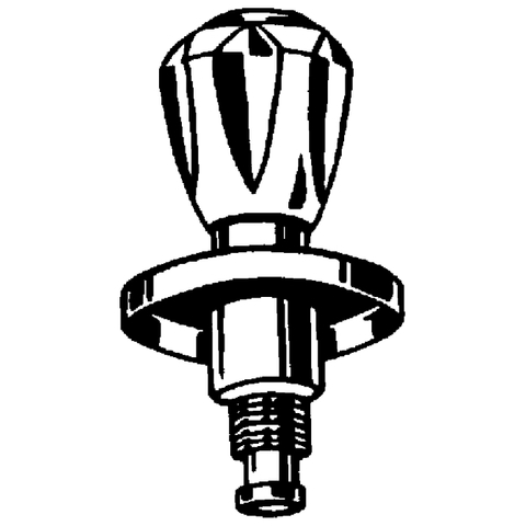 Grohe Oberteil 1/2" für Unterputz-Ventil Brillant Griff Markierung blau chrom 11541000