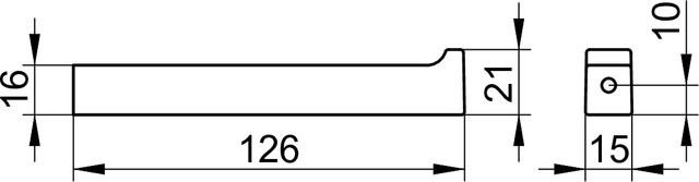 Keuco Ersatzrollenhalter Edition 11, schwarz-matt 11163370000