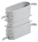 Vaillant Verbindungsmuffe Luftschlauch, flach 52 x 132mm mit Dichtungen 0020180839