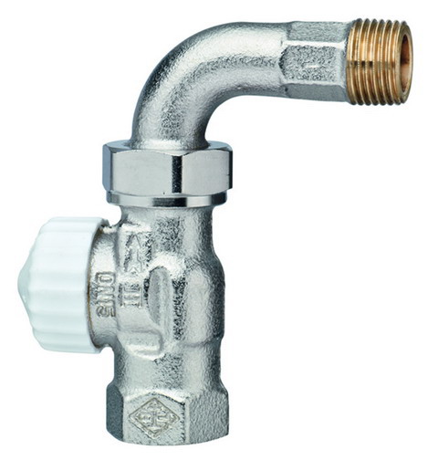 Heimeier Thermostat-Ventilunterteil V-exact II, mit Bogenverschraubung, DN15 3756-02.000