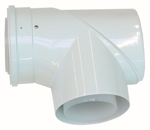 Vaillant Revisions-Bogen 87 Grad d:110/160mm konzentrisch PP, Funktionsverschluss 0020106383