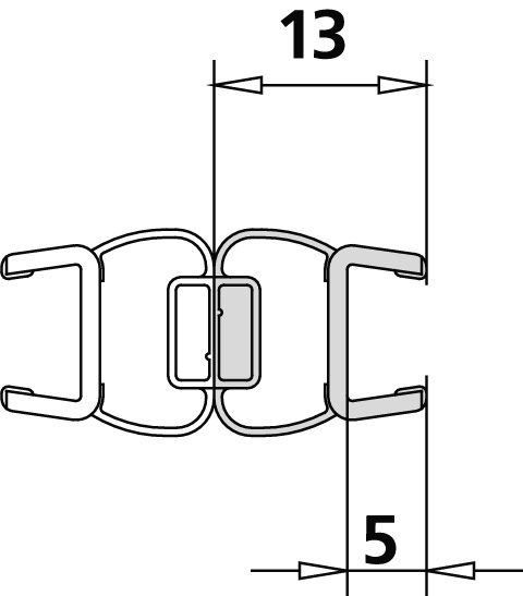 Kermi Magnetleiste für Festfeld FI 1GN 6025704