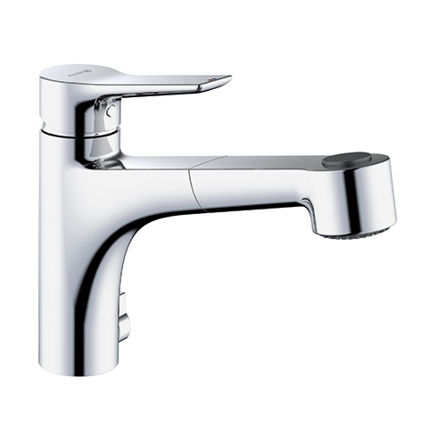 Kludi MIX Spültisch-Multi-Einhandmischer DN15 herausziehbare Brause geschlossener Hebel chrom 329450575