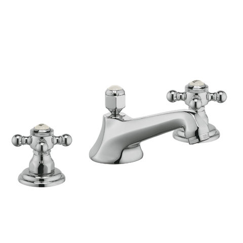 Kludi Adlon Waschtischarmatur 125mm, mit Ablaufgarnitur, DN15, chrom 510460520