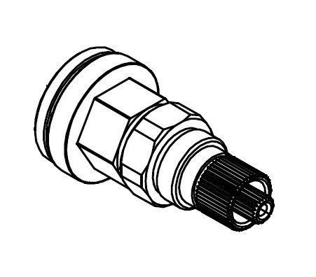 HSK Adapterstück zur Kartusche für [2- & 3- Umsteller] E98588
