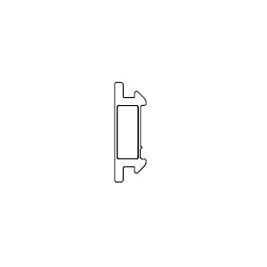 HSK Magnetprofil 180° Transparent E100056-1-S
