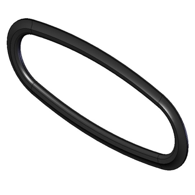 Helios FRS-DR 51 Dichtring für Rohr Oval 51 x 114 1 Satz = 10 Stück 03864