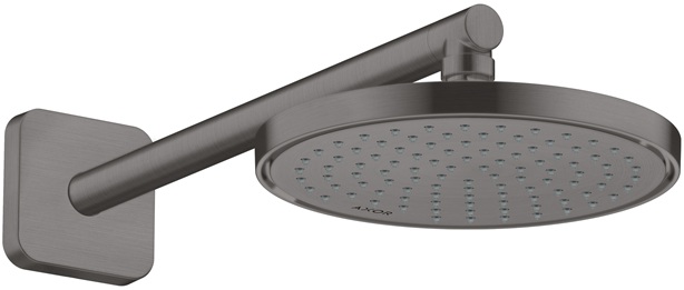 Hansgrohe Brausearm DN15 390mm softsquare Axor brushed black chrom 26967340