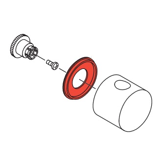 Hansgrohe Axor Uno Griff kalt/warm, chrom 38092000