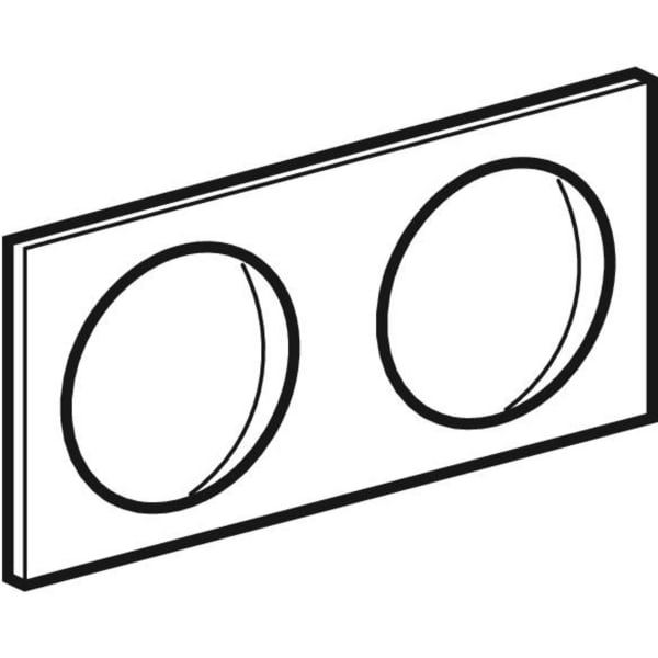 Geberit Set Puffer, selbstklebend für Unterschrank (2 Stück) 598881000