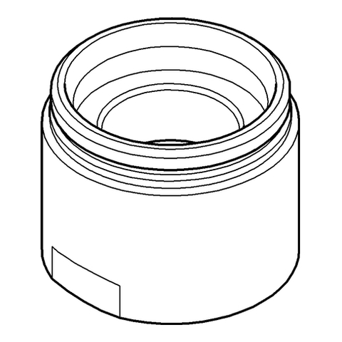 Grohe Strahlregler chrom, Außengewinde 48063000