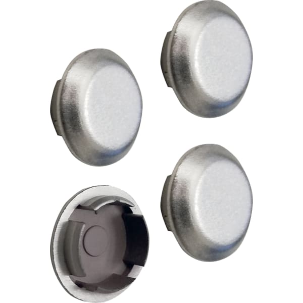 Geberit Set Deckkappen, silberfarben 598936000