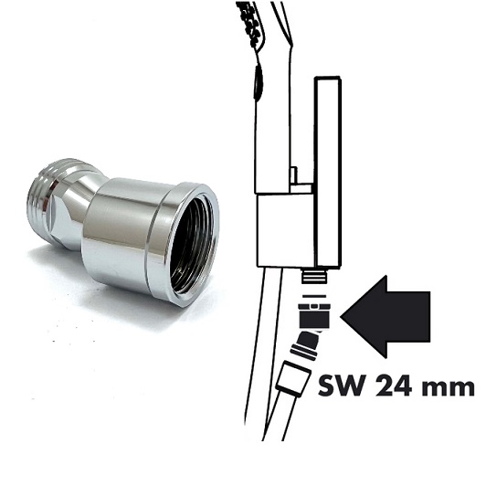 Hansgrohe Kugelgelenk für Schlauchanschluss 13583000