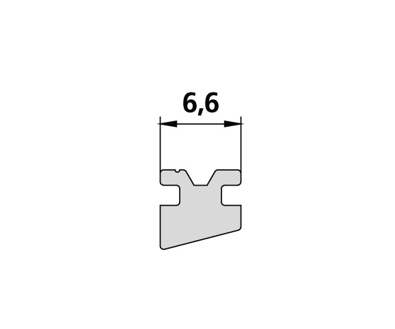 Kermi Magnetleiste für Eckeinstieg 2-teilig (Falttür) (N2 EF2) 2292330