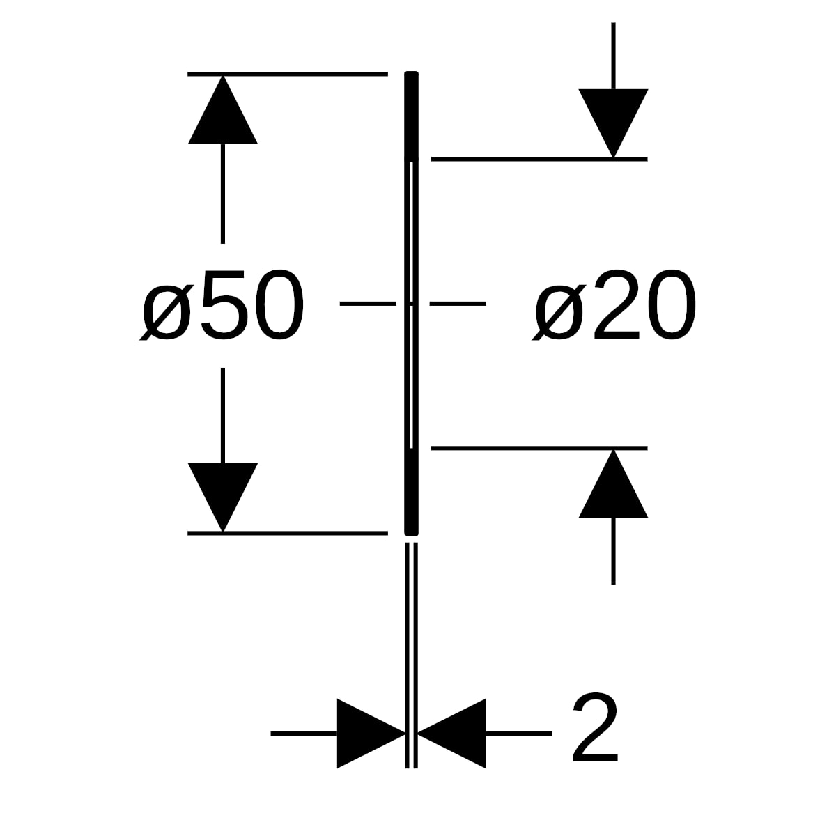 Geberit Flanschdichtung Faserverbundwerkstoff DN12/15, PN 10/16 600.041.00.1