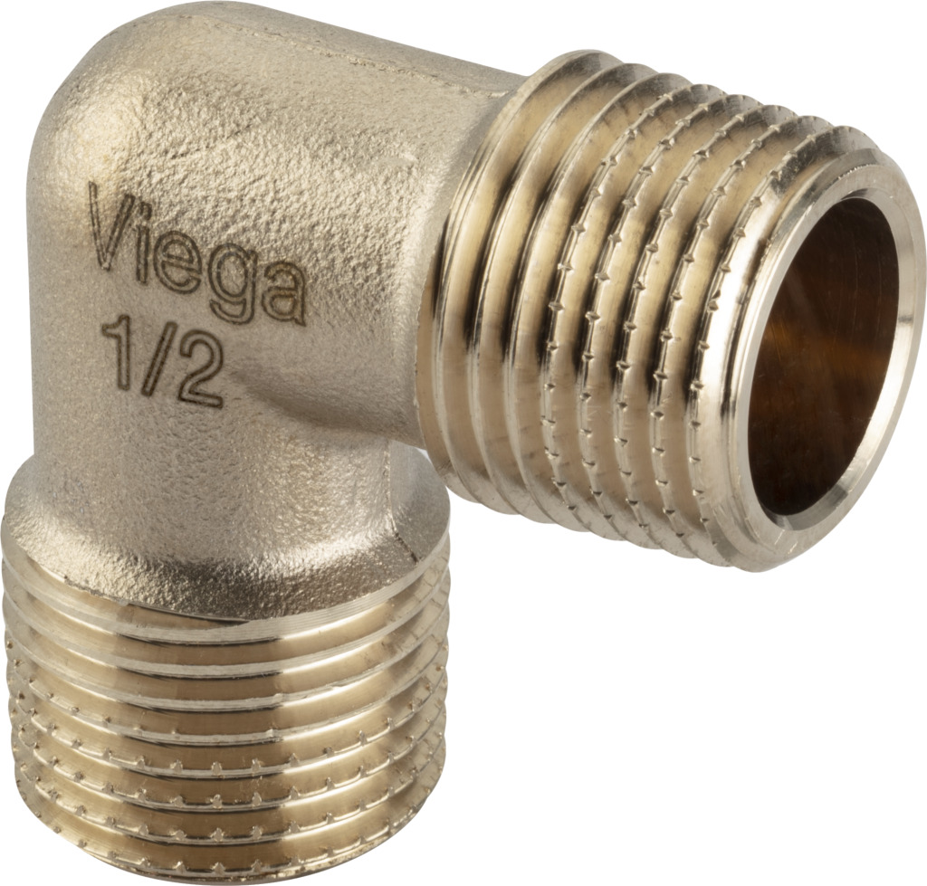 Viega Winkel 90 Grad Rotguss 3091 in R1 x R1 317997