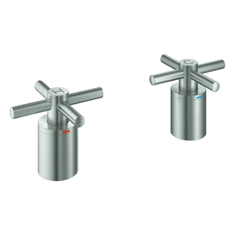 Grohe Kreuzgriff für Atrio 2 Stück, supersteel 18033DC3
