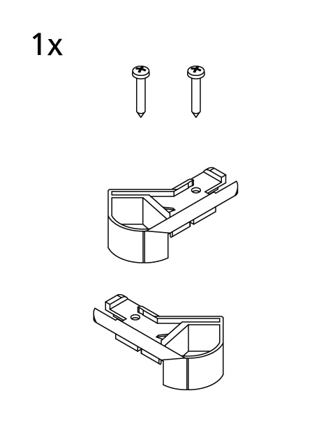 Kermi Set Stockabdeckung oben für Fünfeck-Duschkabine (Schwingtür mit Festfeldern) (I2 ..R/L) 2534173