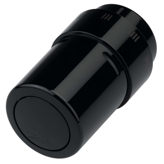Danfoss Design Thermostatkopf RAX, Schnappbefestigung, schwarz 013G6075