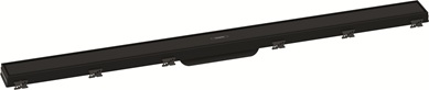 Hansgrohe RainDrain Match Duschrinne 1000mm mit höhenverstellbaren Rahmen schwarzmatt 56041670