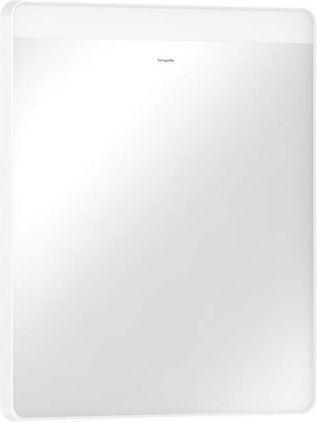 Hansgrohe Spiegel Xarita Lite Q 600/30 mit horizontaler LED Beleuchtung Wandschalter weiß matt 54957700