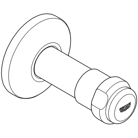 Grohe Oberteil WAS-Griff 1/2" mit Rückflussverhinderer für Unterputz-Ventile 41670000