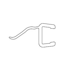 HSK Dichtung vertikal Pendelbar, Höhe 1.500mm E100065-6-1