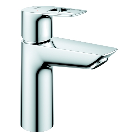 Grohe Einhand-Waschtisch-Batterie BauLoop M-Size chrom Push-Open Ablaufgarnitur 23886001