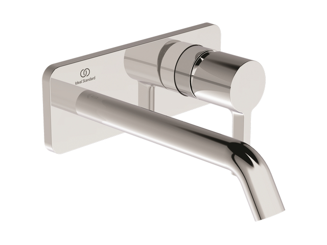 Ideal Standard Wand-Waschtischarmatur JOY, BS2 Ausladung 180mm eckig eckige Rosette, chrom A7380AA