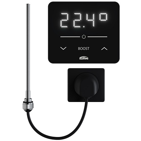 Kermi Heizeinssatz WRS, 1500 Watt Schutzklasse 1, schwarz, RAL9017 ZE04330012