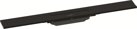 Hansgrohe RainDrain Flex Duschrinne 700mm kürzbar, Fertigset für Wandmontage schwarzmatt 56050670