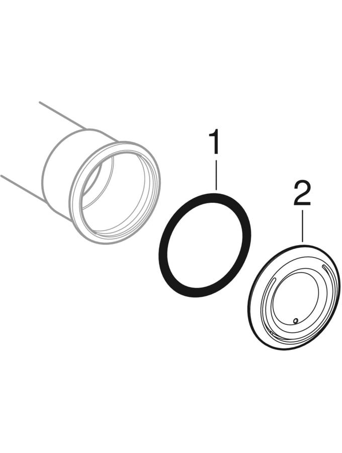 Geberit Mapress Edelstahl Übergangswinkel 90 Grad mit IG (LABS-frei) d22-Rp3/4 83805