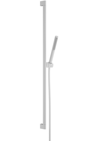 Hansgrohe Brauseset Pulsify S 100, 1 jet EcoSmart+ mit Brausestange 900mm mattweiß 24383700