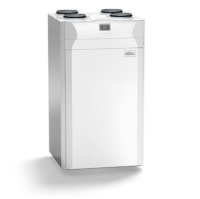 Kermi x-well S280 RH Wohnraumlüftungsgerät mit Vorheizregister Ausführung Rechts Y1101280003K
