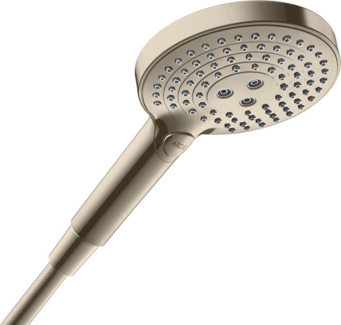 Hansgrohe Handbrause 120 3 jet Axor brushed nickel 26050820